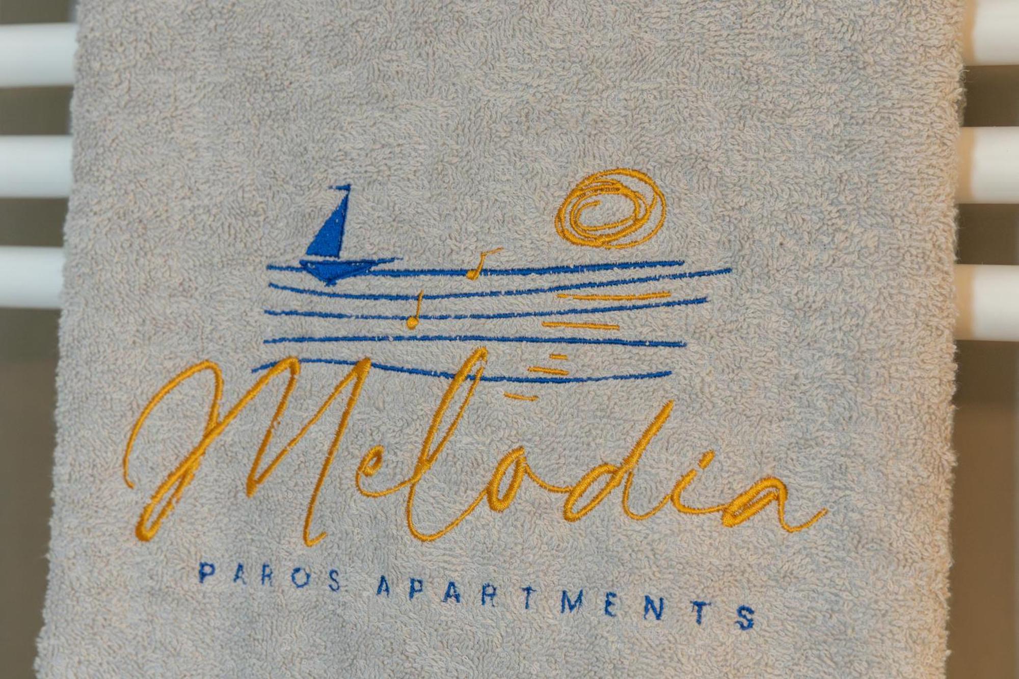 Paros Melodia Apartments Logaras Bagian luar foto