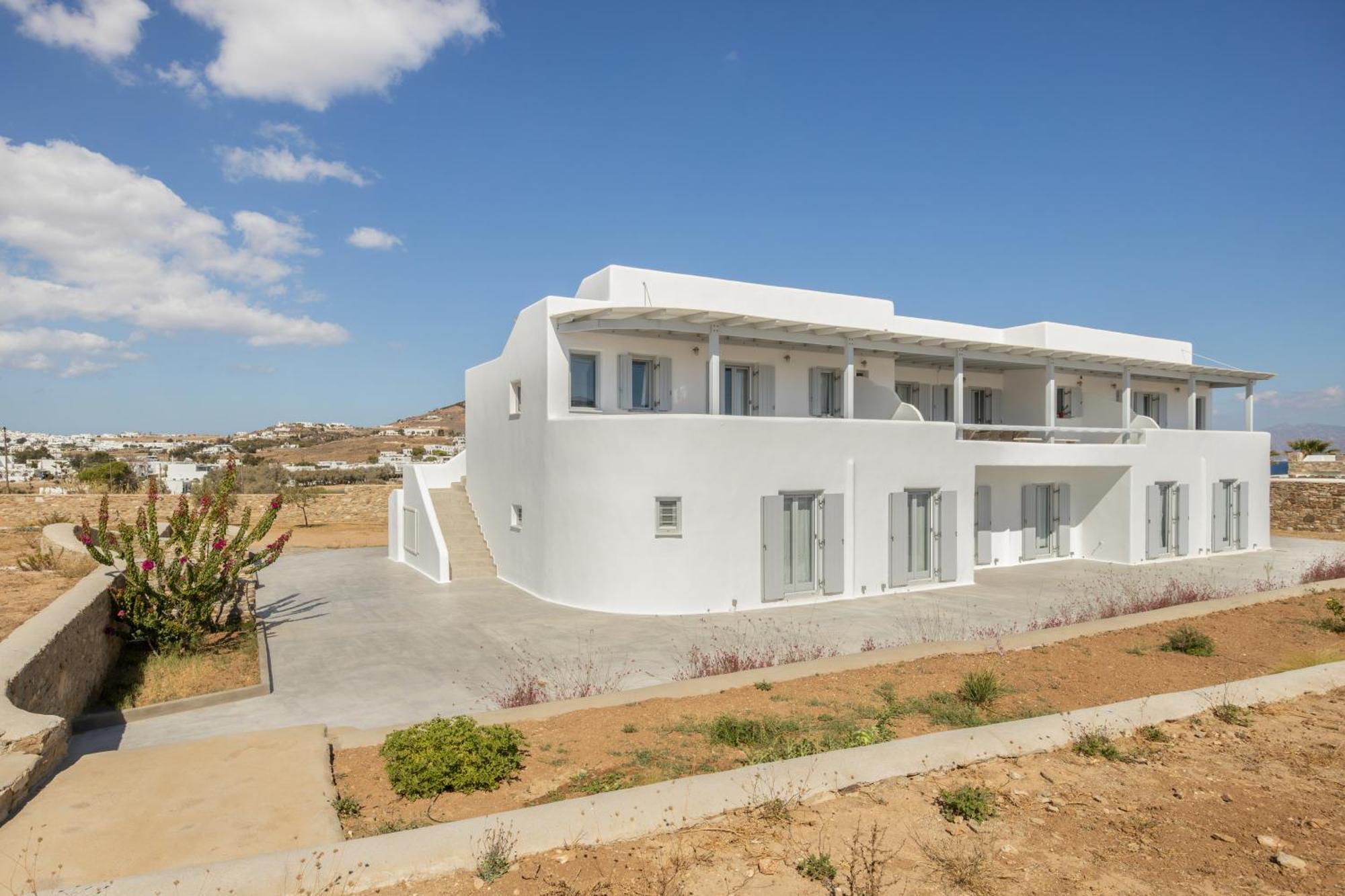 Paros Melodia Apartments Logaras Bagian luar foto