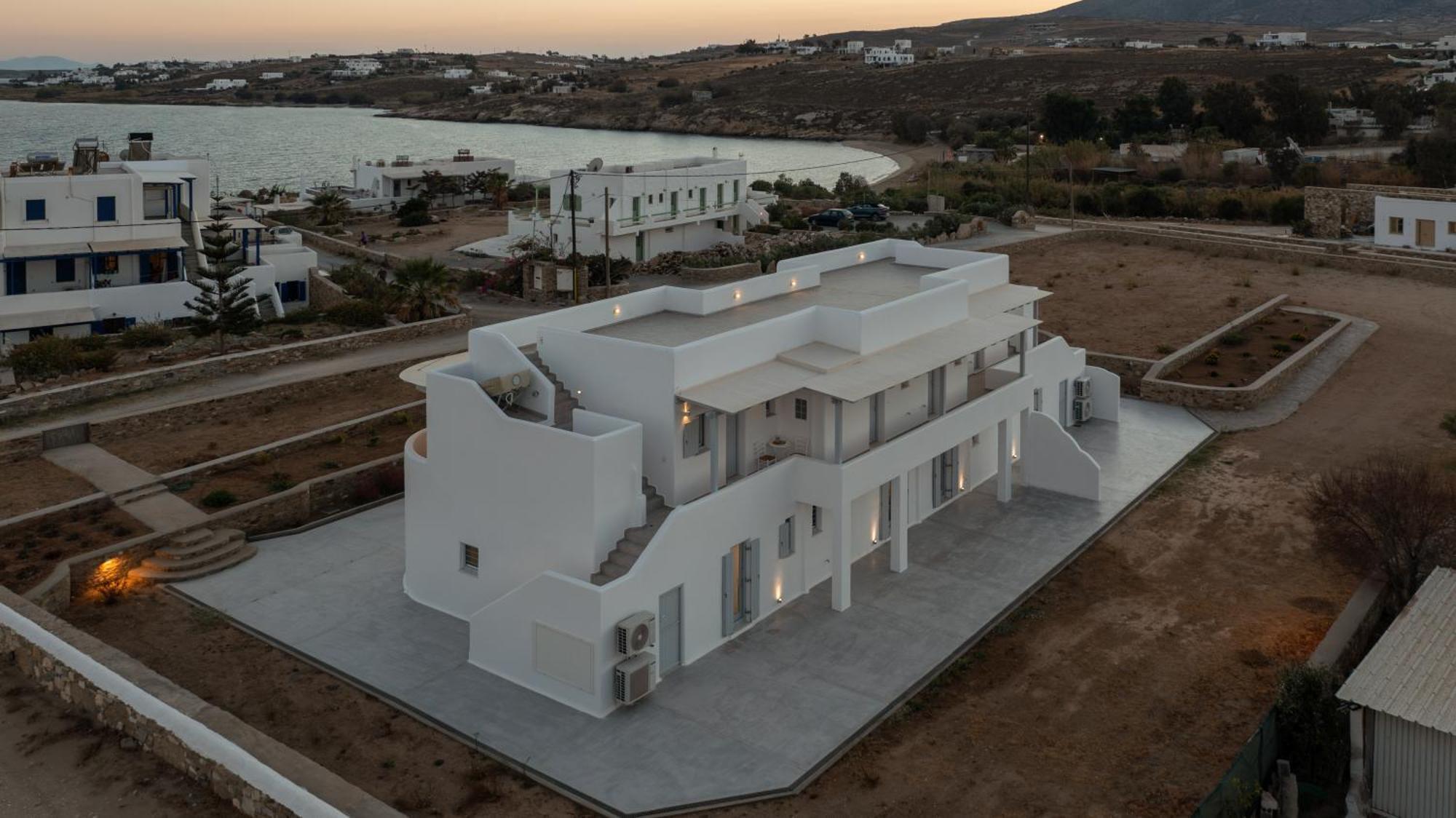 Paros Melodia Apartments Logaras Bagian luar foto