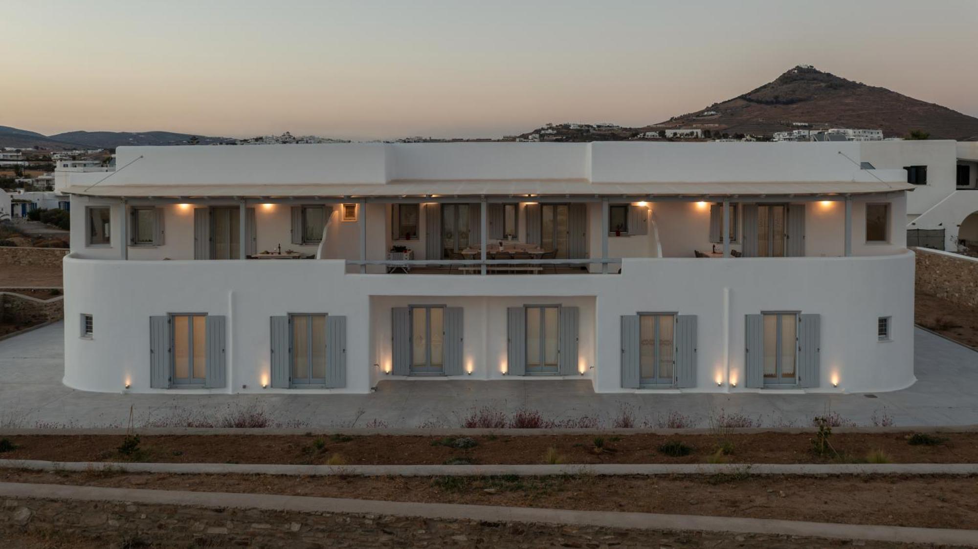 Paros Melodia Apartments Logaras Bagian luar foto