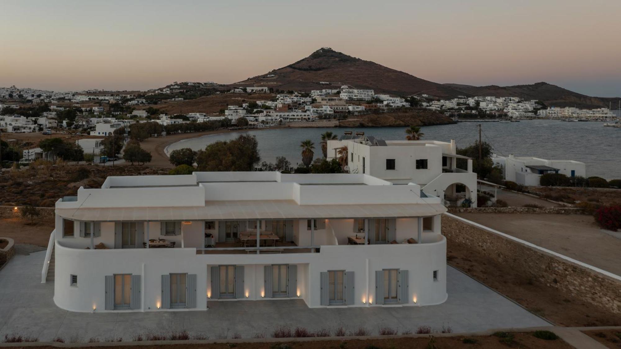 Paros Melodia Apartments Logaras Bagian luar foto